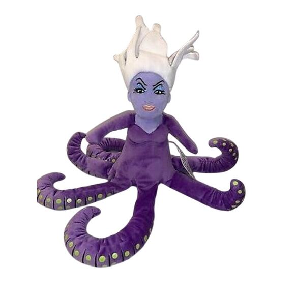 Walt Disney Ursula Little Mermaid Stuffed Plush 18” Purple - Picture 1 of 3
